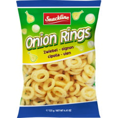 Snackline Onion Rings Maissnack gesalzen 125 g