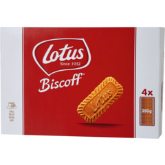 Lotus biscoff biscuits caramelises 4 x 250 g