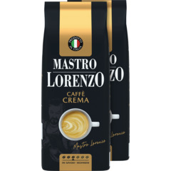 Mastro Lorenzo Crema Kaffeebohnen 2 x 1000 g