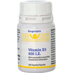 Burgerstein Vitamine D3 600 UI 100 capsules