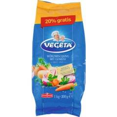 Vegeta Würze Gemüse 1 kg + 200g gratis