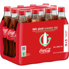 Coca-Cola Classic 12 x 50 cl (9+3 gratis)