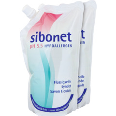 Sibonet Recharge de savon liquide 2 x 500 ml