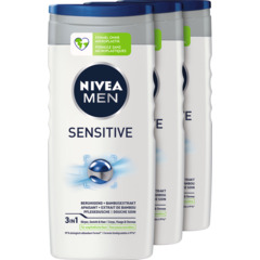 Nivea Men Care Doccia Sensitive 3 x 250 ml