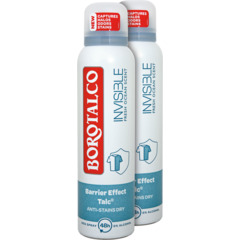 Déodorant Spray Borotalco Invisible Fresh 2 x 150 ml