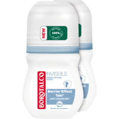 Borotalco Invisible Fresh Deo Roll On 2 x 50 ml