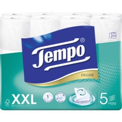 Tempo Toilettenpapier Deluxe 5-lagig XXL PACK 24 Rollen