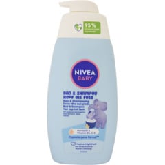 Nivea Baby Bain & Shampooing Tête aux pieds 500 ml