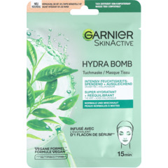 Garnier SkinActive Nutri Bomb Masque Tissu à l’extrait de thé vert