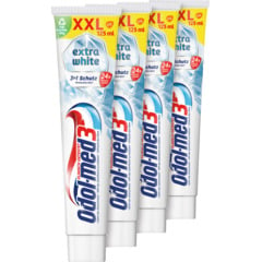 Odol-med3 Dentifrice Extra White 4 x 125 ml