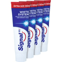 Dentifrice Signal White System 4 x 100 ml