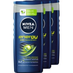 Nivea Men Care Shower Energy 3 x 250 ml