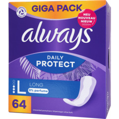 Always Dailies Slipeinlagen Extra Protect Large Giga Pack 64 Stück