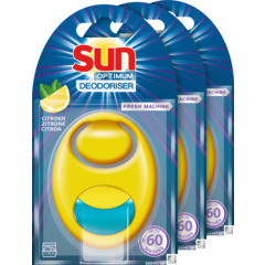 Sun Désodorisant pour lave-vaisselle Citron 3 x 3 g
