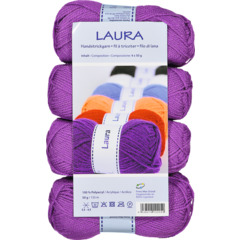 Wolle 4er Viola Laura 100%Pac