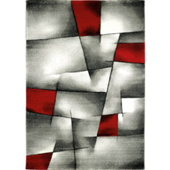 Tapis Floor 004 Brillance rouge, 120 x 170 cm