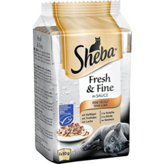 Sheba 6x50g Fresh&Fine in Sauce Geflügel
