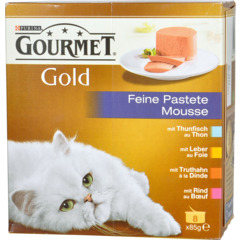 Gourmet Gold Feine Pastete Mousse 8x85g