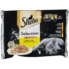 Sheba Selection Btl. 4x85g in Sauce/Gef