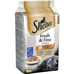 Sheba Fresh&Fine Sauce Feine Vielf 6x50g