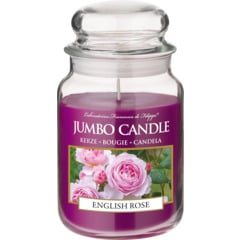 Jumbo Candle Candela Profumata English Rose