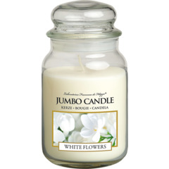 Candela profumata Jumbo Candle - White Flowers