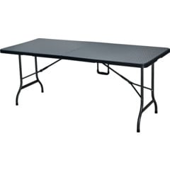 Table pliante Tropea  180 x 75 cm noir
