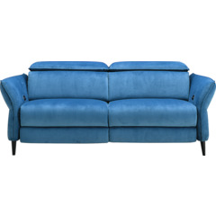 3er-Sofa Coco blau