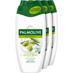 Palmolive Cremedusche Olive & Milch mit Feuchtigkeitsmilch 3 x 250 ml