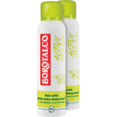 Borotalco Active Déodorant Spray 2 x 150 ml