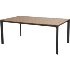 Table Peco 180 x 100 cm Polywood brun
