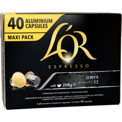 L'OR Espresso Onyx 40 Kapseln