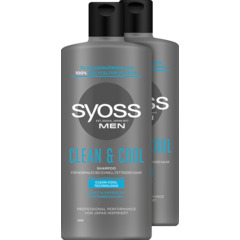Syoss Men Clean & Cool Shampoo 2 x 440 ml