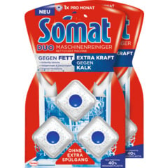 Somat Duo Nettoyant machine, 2 x 3 tablettes
