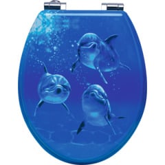 WC-Sitz Delphin Absenkautomatik
