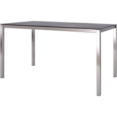 Table en acier inoxydable Altea 140 x 80 cm