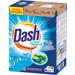 Dash Waschmaschinencaps Alpen Frische 60 Waschgänge