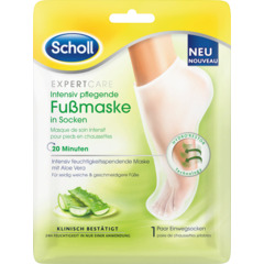 Scholl ExpertCare Masque de soin intensif pour pieds en chaussettes, 1 paire