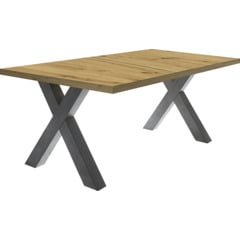 Table Magna extensible avec pieds en X