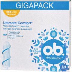 o.b. Tampons ProComfort Normal GIGAPACK 64 Stück