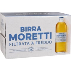 Birra Moretti filtrata a freddo 15 x 55 cl