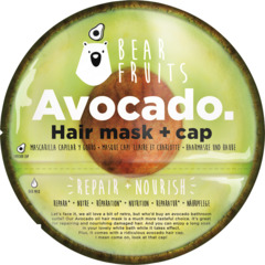 Bear Fruits Haarmaske Avocado 20 ml + Haube