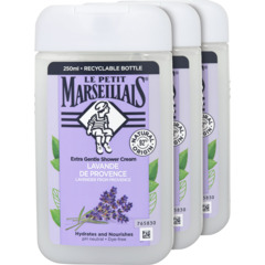 Le Petit Marseillais Duschcreme Lavendel aus der Provence 3 x 250 ml