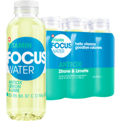 Focuswater Antiox Zitrone&Lime 6 x 50 cl