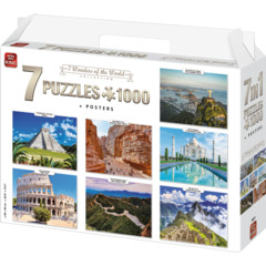 King Puzzle 7in1 Wunder der Welt