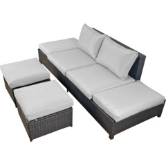 Lounge-Sofa Malaga grau