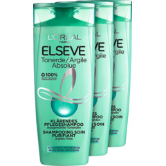 L'Oréal Elsève Shampoo Tonerde 3 x 250 ml