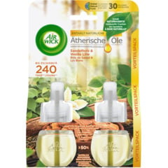 Air Wick Recharge d’huile parfumée Bois de santal & Lys blanc 2 x 19 ml