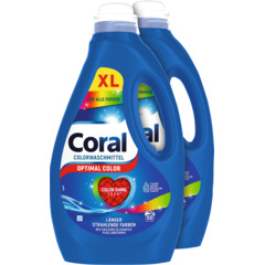 Coral Flüssigwaschmittel Optimal Color 2 x 50 Waschgänge
