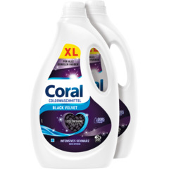 Coral Flüssigwaschmittel Black Velvet 2 x 50 Waschgänge